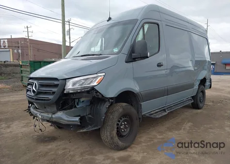 2024 Mercedes-Benz Sprinter 2500 Standard Roof 4-Cyl Diesel Ho из США, поврежденный, VIN W1Y4NBVY5RT189362